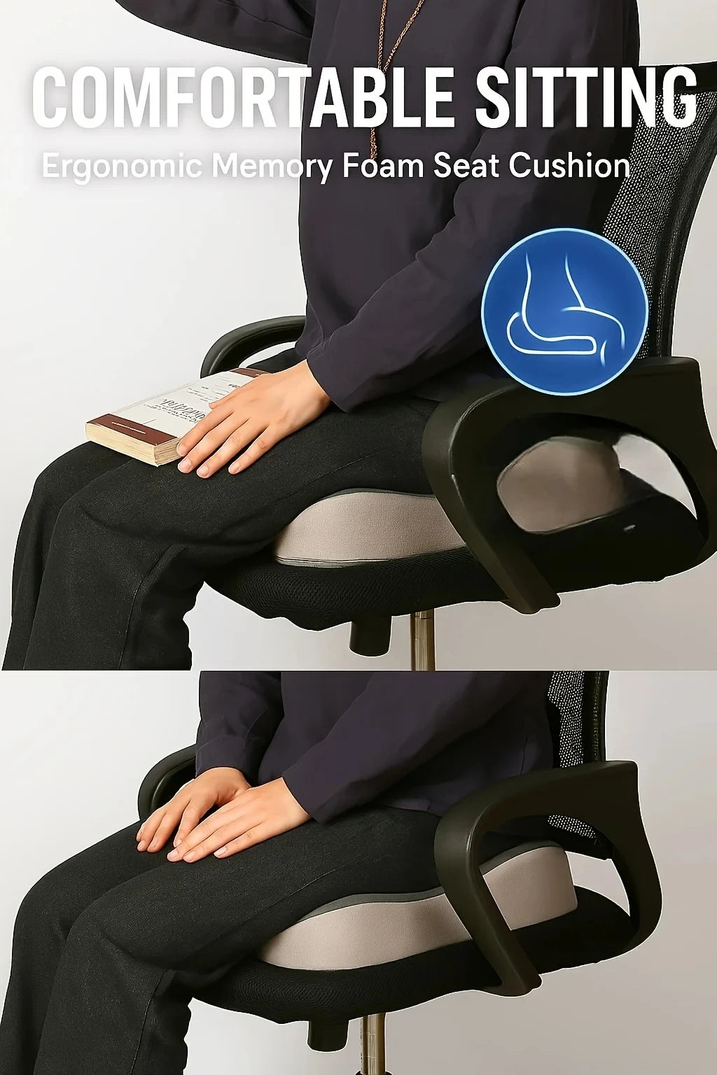 Coussin d'assise mémoire de forme
