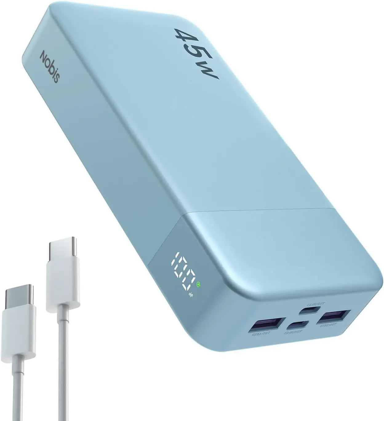 Power Bank 20000mAh 45W – Ne tombe plus jamais à 1%